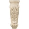 Ekena Millwork 7"W x 4"D x 20"H Large Farmingdale Acanthus Pilaster Corbel, Rubberwood COR07X03X20FRRW - alternate 2